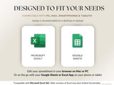 Wedding Planner Spreadsheet | Budget Tracker & Checklist | Google SheetsExcel