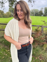 Crochet Sweater Scarf Pattern PDF | Scarf with Sleeves & Video