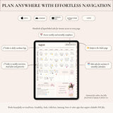 Digital Fitness Planner | Weight Loss & Workout Tracker | GoodNotes Template