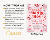 Friendsmas Invitation | Funny Adult Holiday Party | Editable Canva Template