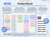 Project Management Spreadsheet | Gantt, Kanban, Eisenhower | Excel & Sheets