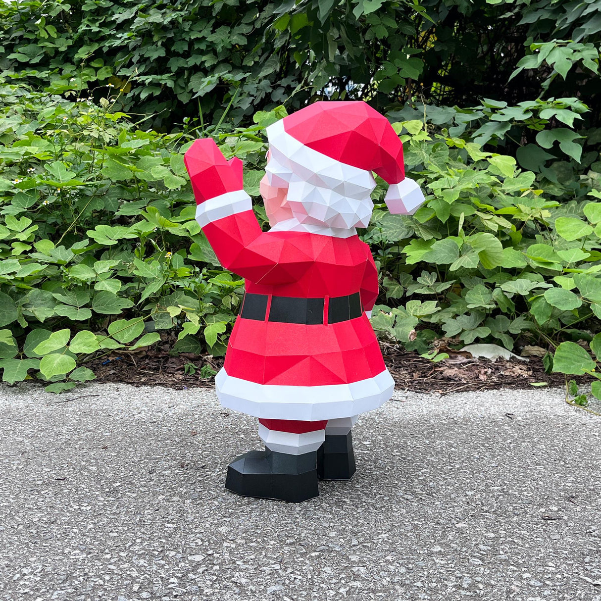 Santa Claus Papercraft SVG | 3D Christmas Decor Cut Files | Cricut & Cameo