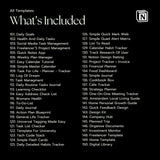 Notion Templates PLR | MRR Business Bundle | Productivity & Finance Tools