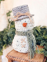 Digital PDF Wheat Stitch Snowman Crochet Pattern | Video