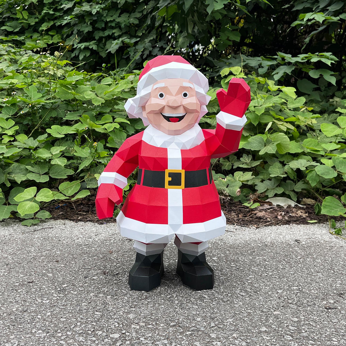 Santa Claus Papercraft SVG | 3D Christmas Decor Cut Files | Cricut & Cameo