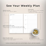 2026 Weekly Planner Printable | Minimalist 2-Page Dated PDF