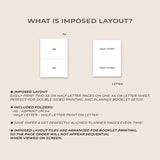 2026 Weekly Planner Printable | Minimalist 2-Page Dated PDF