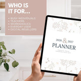 2026-2027 Digital Planner MRR | 45-Page Editable Canva PDF