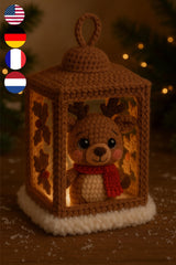 Christmas Lantern Crochet Patterns PDF | 4-in-1 Light-Up Bundle