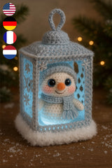 Christmas Lantern Crochet Patterns PDF | 4-in-1 Light-Up Bundle