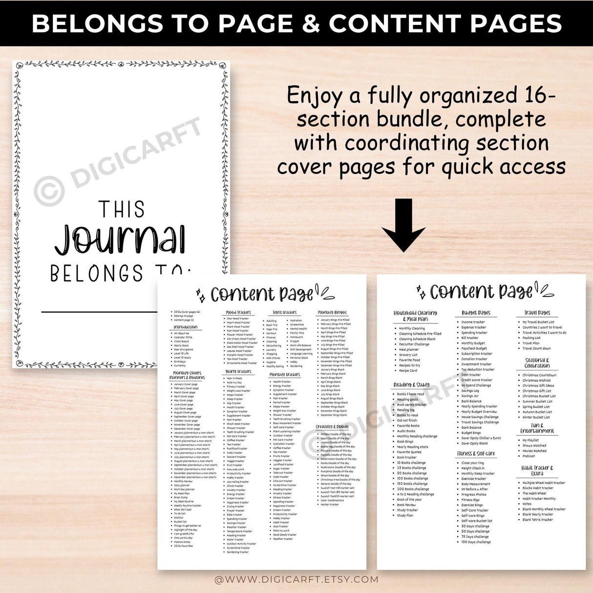 2026 Bullet Journal & Planner Bundle | 360+ Page Printable PDF