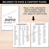 2026 Bullet Journal & Planner Bundle | 360+ Page Printable PDF