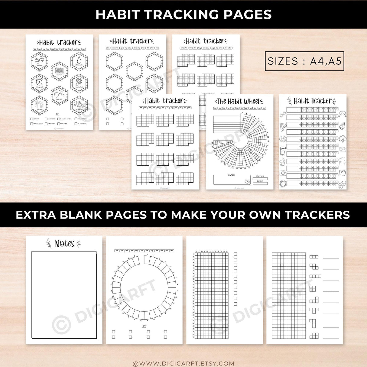 2026 Bullet Journal & Planner Bundle | 360+ Page Printable PDF