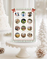 Editable Holiday Card Template | Double Sided Photo Card | Watercolour Canva