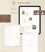 Premium Custom Digital Planner 2026 | Calendar Integrated PDF
