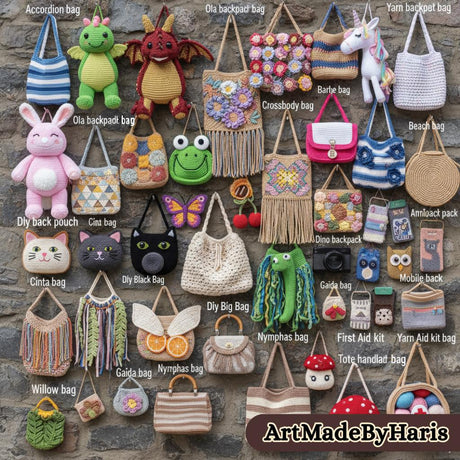 99 Crochet Bag Patterns Bundle | Tote, Purse & Handbag PDF