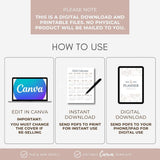 2026-2027 Digital Planner MRR | 45-Page Editable Canva PDF