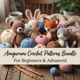 Digital PDF 500+ Amigurumi Crochet Patterns | Animal Bundle