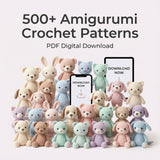 Digital PDF 500+ Amigurumi Crochet Patterns | Animal Bundle