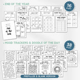 2026 Journal Planner Bundle | 430+ Premade Bullet Journal PDF