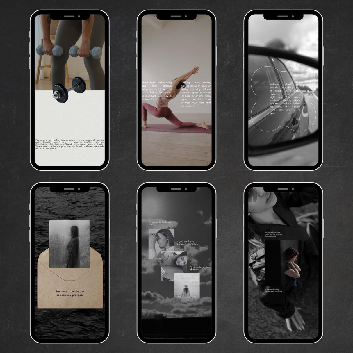 750 Wellness Coach Instagram Templates | Spiritual Reels & MRR