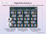 Digital Book Tracker Reading List | Google Sheets & Excel