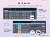 Digital Book Tracker Reading List | Google Sheets & Excel