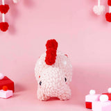Heart Stegosaurus Crochet Pattern PDF | Valentine's Day Dino