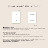 2026 Weekly Planner Printable | Minimalist 2-Page Dated PDF