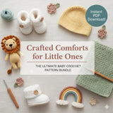 60+ Baby Crochet Patterns Bundle | Blanket, Bootie & Toy PDF