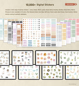 Premium Custom Digital Planner 2026 | Calendar Integrated PDF