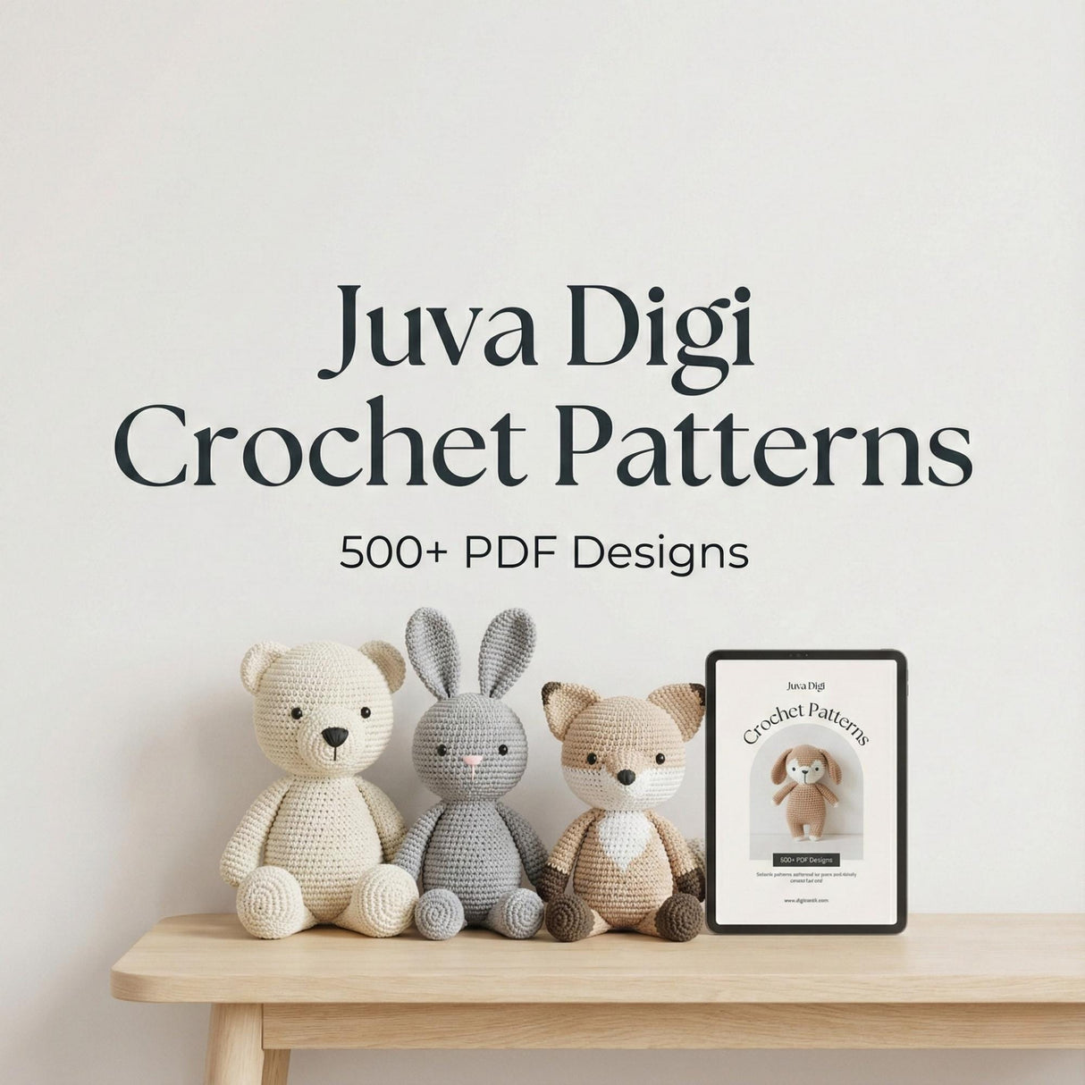 Digital PDF 500+ Amigurumi Crochet Patterns | Animal Bundle