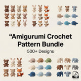 Digital PDF 500+ Amigurumi Crochet Patterns | Animal Bundle