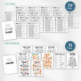 2026 Journal Planner Bundle | 430+ Premade Bullet Journal PDF