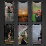 750 Wellness Coach Instagram Templates | Spiritual Reels & MRR