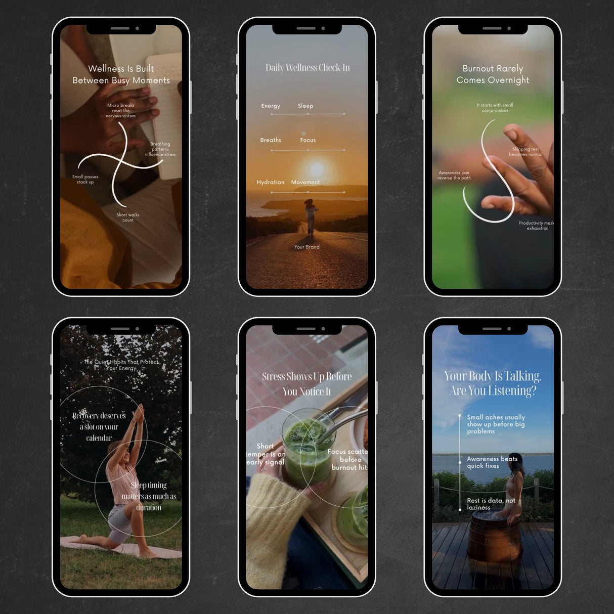 750 Wellness Coach Instagram Templates | Spiritual Reels & MRR