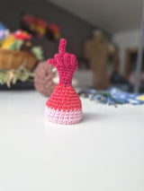 Digital PDF Flip the Bird Reversible Crochet Pattern | No-Sew