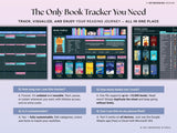 Digital Book Tracker Reading List | Google Sheets & Excel