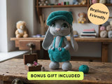 Crochet Bunny Pattern PDF | Beginner Floppy Ear Amigurumi