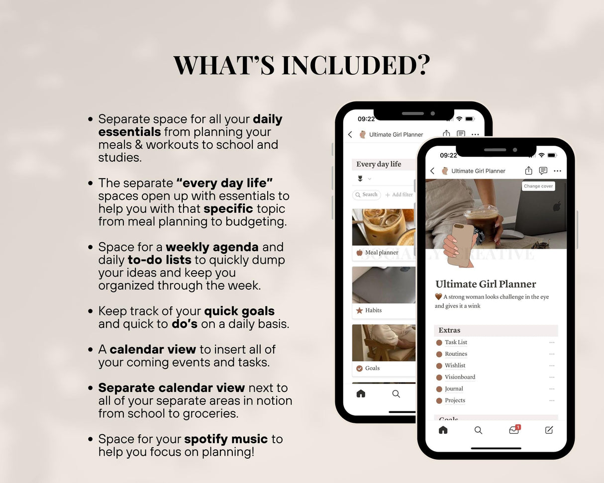 2026 Ultimate Notion Girl Planner | Aesthetic All-In-One Hub