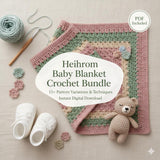 60+ Baby Crochet Patterns Bundle | Blanket, Bootie & Toy PDF