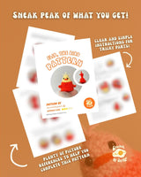 Digital PDF Flip the Bird Reversible Crochet Pattern | No-Sew