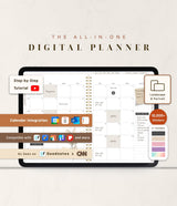 Premium Custom Digital Planner 2026 | Calendar Integrated PDF