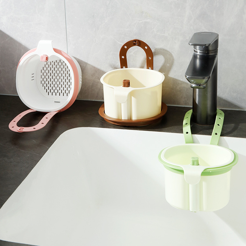 🧽 Strong-Suction & Stable | Sink Drain Basket | Space-Saving Organizer 🌀【55% OFF】