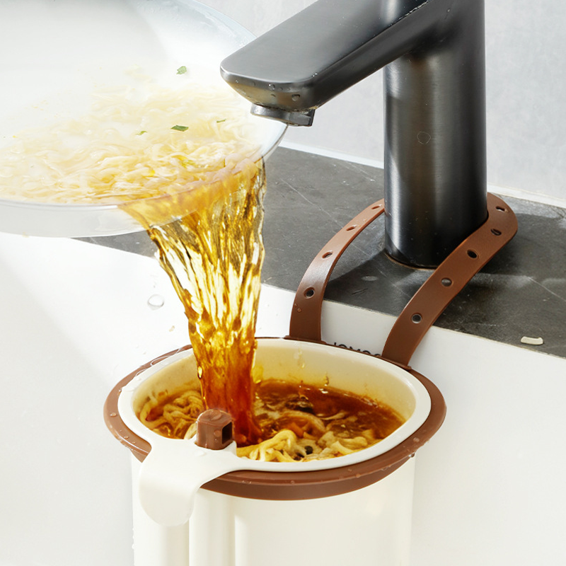 🧽 Strong-Suction & Stable | Sink Drain Basket | Space-Saving Organizer 🌀【55% OFF】