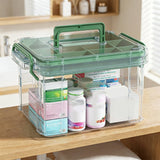 ✈️ Travel-Sized Pharmacy | 2-Layer Portable Medicine Organizer 🧳【50% OFF】