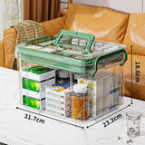 ✈️ Travel-Sized Pharmacy | 2-Layer Portable Medicine Organizer 🧳【50% OFF】