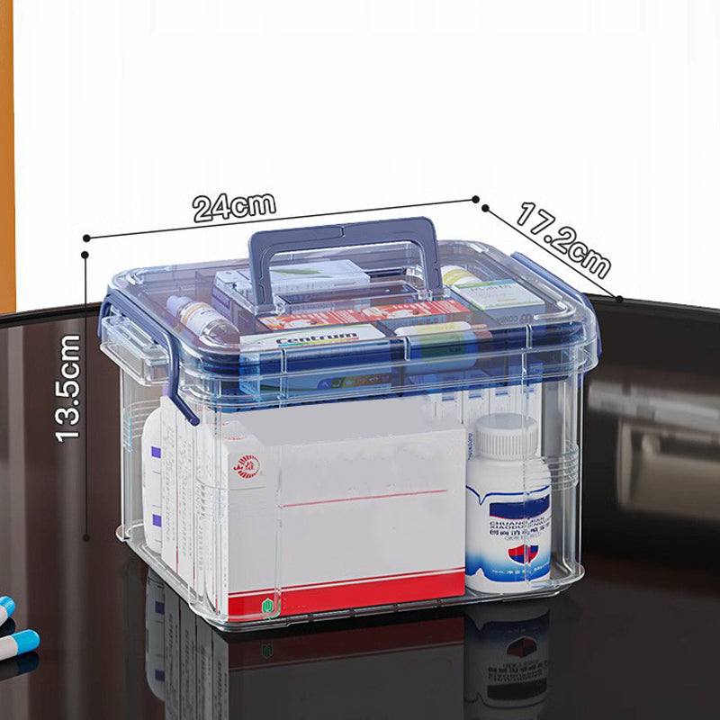 ✈️ Travel-Sized Pharmacy | 2-Layer Portable Medicine Organizer 🧳【50% OFF】