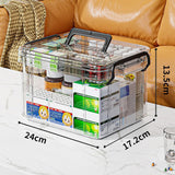 ✈️ Travel-Sized Pharmacy | 2-Layer Portable Medicine Organizer 🧳【50% OFF】