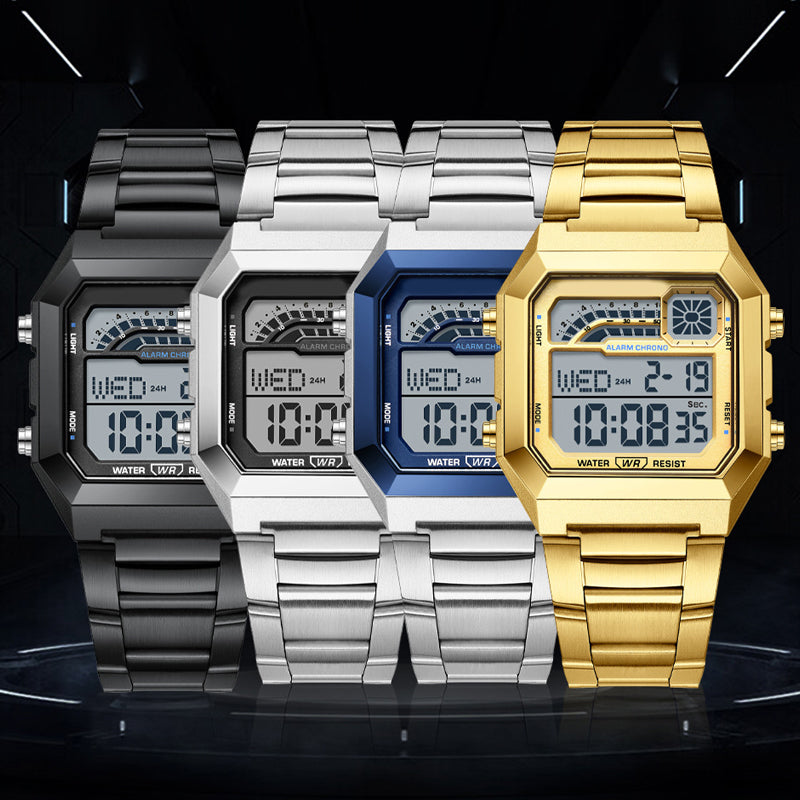 🌙 Glow-in-Dark Display | Square Sports Watch for All Genders 🌟【-50%】